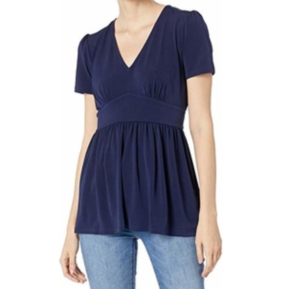 MICHAEL Michael Kors Tops - Michael Michael Kors V-neck Puff Sleeve Top Small